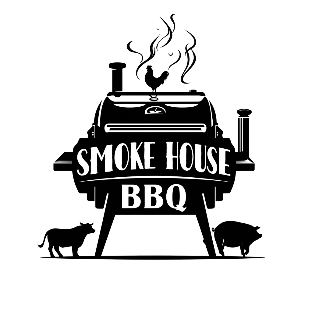 Smoke House BBQ Logo